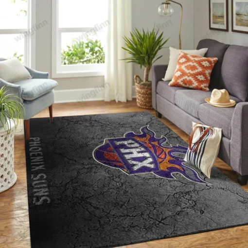 Phoenix Suns Living Room Area Rug - Custom Size And Printing