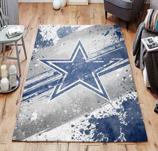 Dallas Cowboys Area Limited Edition Rug Carpet - Custom Size And Printing