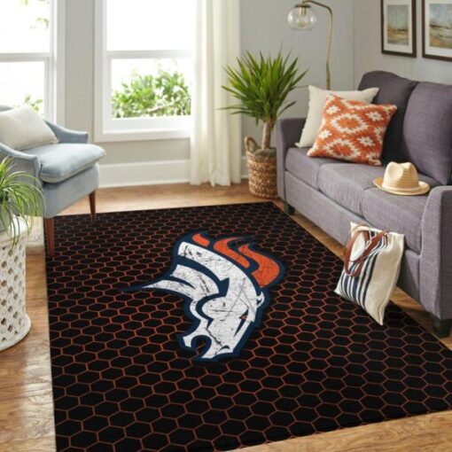 Denver Broncos Nfl Limited Edition Rug Carpet Room Carpet Sport Custom Area Floor Home Decor - Custom Size And Printing