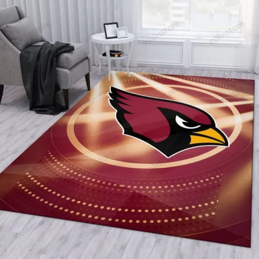 Arizona Cardinals NFL Rug Living Room Rug Family Gift Us Decor - Custom Size And Printing