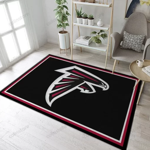 Atlanta Falcons Rug Football Rug Floor Decor The Us Decor - Custom Size And Printing