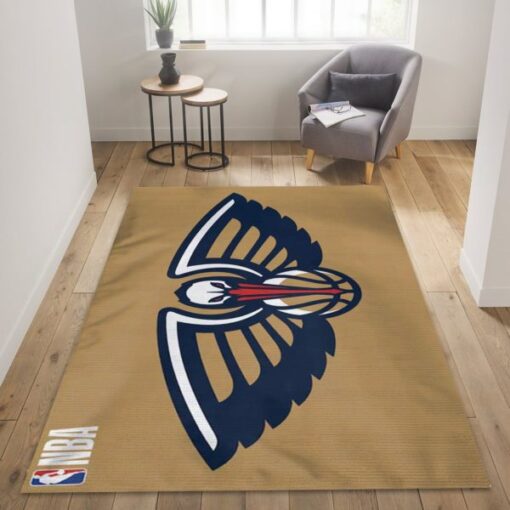 New Orleans Pelicans Nba Living Room Carpet Rug Home Decor - Custom Size And Printing