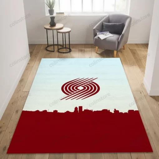 Portland Trail Blazers Gifts Nba Living Room Carpet Area Rug Home Decor - Custom Size And Printing