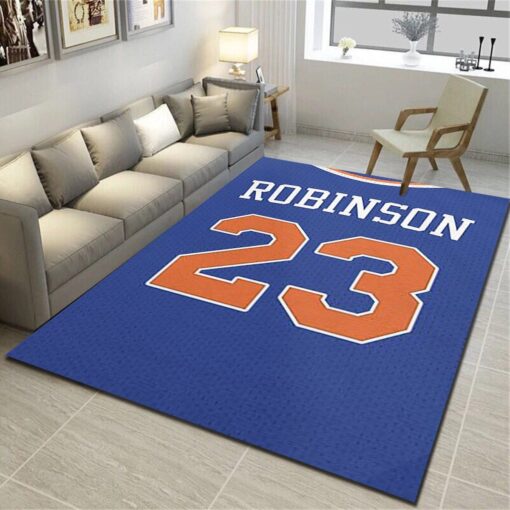 New York Knicks Rug - Basketball Team Living Room Bedroom Carpet - Custom Size And Printing