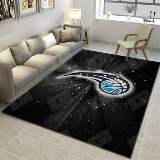 Orlando Magic Rug - Basketball Team Living Room Carpet, Man Cave Floor Mat - Custom Size And Printing