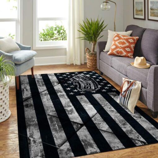 San Antonio Spurs Living Room Area Rug - Custom Size And Printing