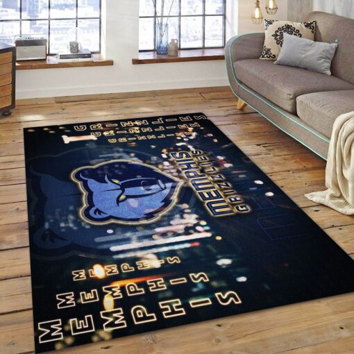 Memphis Grizzlies Nba Art Rug Living Room Rug Floor Us Decor - Custom Size And Printing