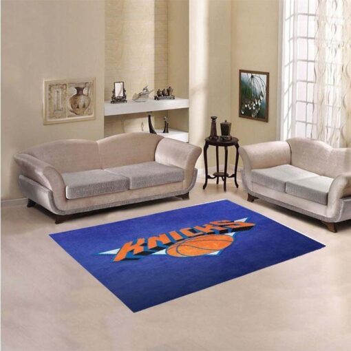 New York Knicks Living Room Area Rug - Custom Size And Printing
