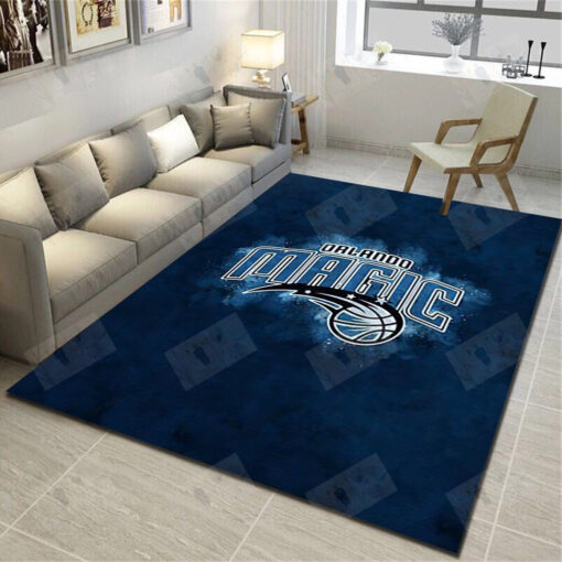 Orlando Magic Area Rugs, Basketball Team Living Room Carpet, Sports Floor Mat Home Decor - Custom Size And Printing