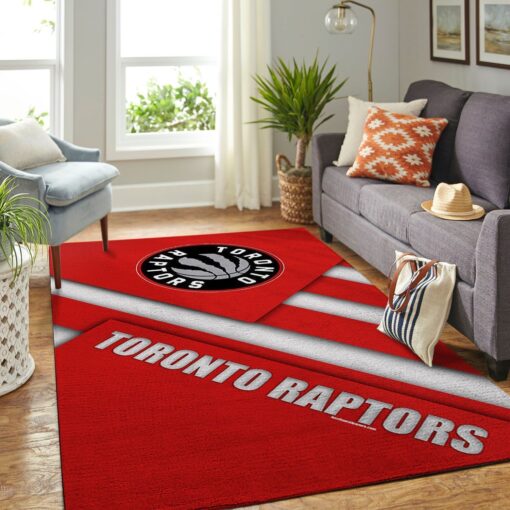 Toronto Raptors Living Room Area Rug - Custom Size And Printing