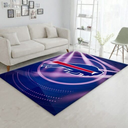 Buffalo Bills NFL Rug Bedroom Rug Christmas Gift Us Decor - Custom Size And Printing