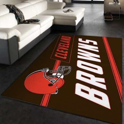 Cleveland Browns Coir Punch Rug Nfl Area Rug - Custom Size And Printing