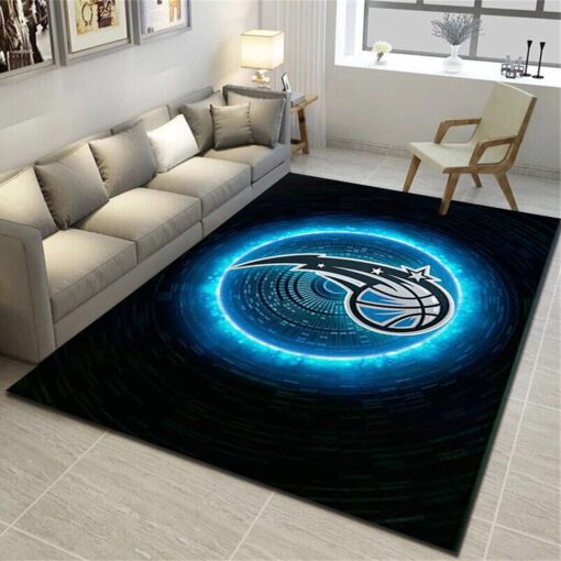 Orlando Magic Rug - Basketball Team Living Room Bedroom Carpet, Man Cave Floor Mat - Custom Size And Printing