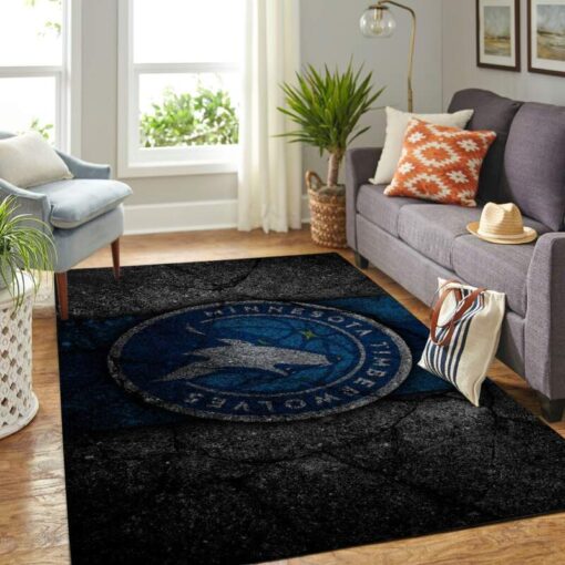 Minnesota Timberwolves Living Room Area Rug - Custom Size And Printing