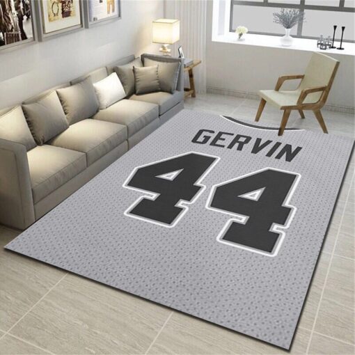 San Antonio Spurs Rug - Basketball Team Living Room Carpet - Custom Size And Printing