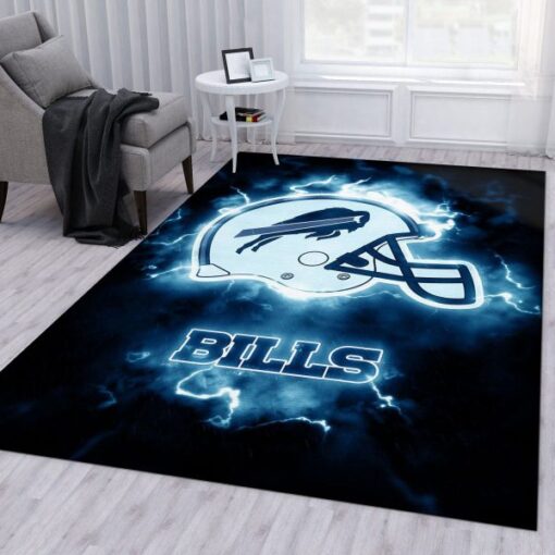 Buffalo Bills NFL Area Rug Living Room Rug Floor Decor Home Decor - Custom Size And Printing