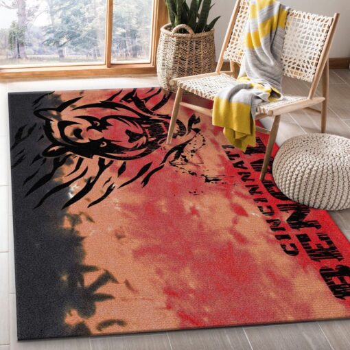 Chicago Bears Repeat Rug Nfl Team Area Rug Bedroom Rug Home Us Decor - Custom Size And Printing
