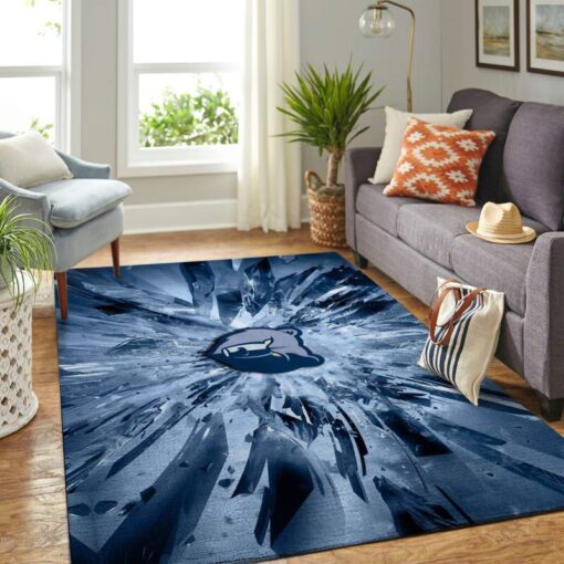 Memphis Grizzlies Living Room Area Rug - Custom Size And Printing