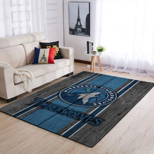 Minnesota Timberwolves Living Room Area Rug - Custom Size And Printing