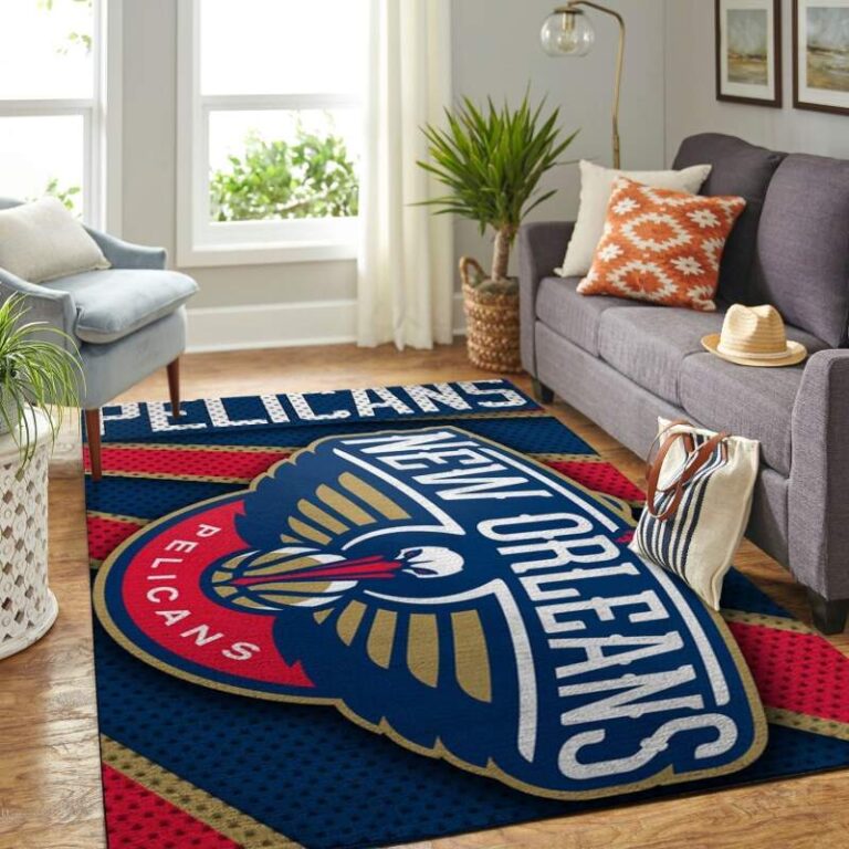 New Orleans Pelicans Living Room Area Rug – Custom Size And Printing