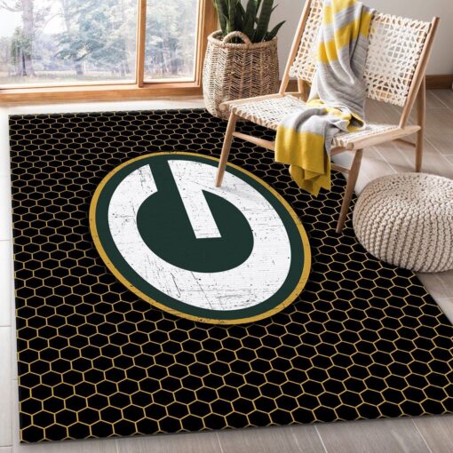 Green Bay Packers NFL Rug Custom Size And Printing