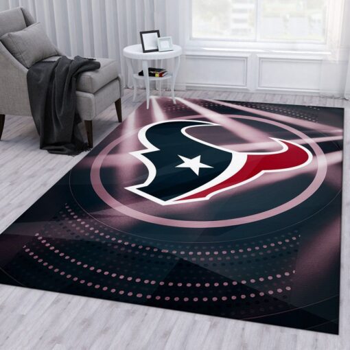Houston Texans Nfl Rug Living Room Rug Us Gift Decor - Custom Size And Printing