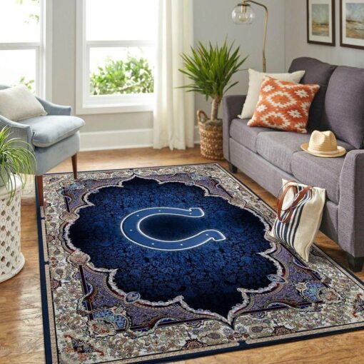 Indianapolis Colts Nfl Rug Room Carpet Sport Custom - Custom Size And Printing