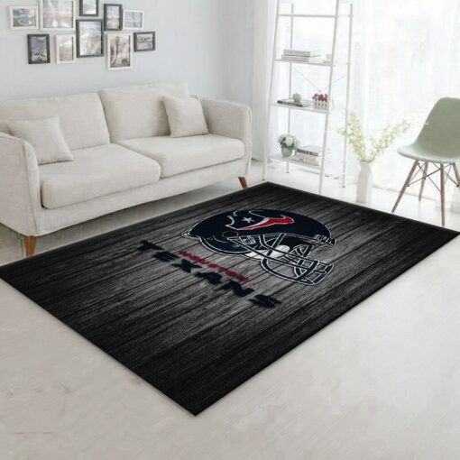 Houston Texans Nfl 17 Area Rug Living Room And Bed Room Rug - Custom Size And Printing