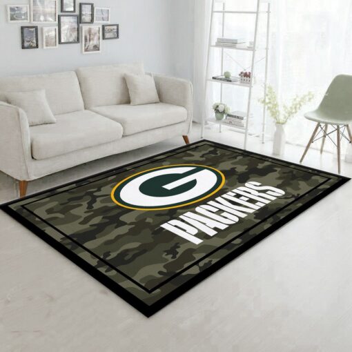 Logo Green Bay Packers NFL Rug Custom Size And Printing