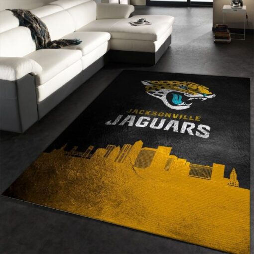 Acksonville Jaguars Nfl Area Rug Carpet, Kitchen Rug - Christmas Gift Us Decor - Custom Size And Printing