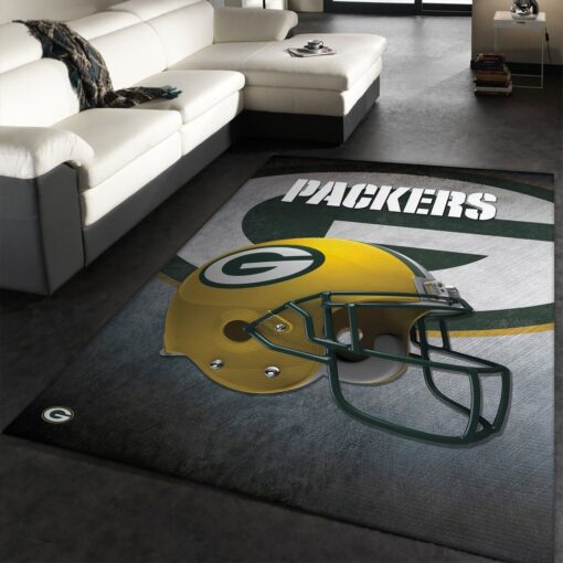 Green Bay Packers Nfl Team Home Decor Area Rug Rug - Custom Size And Printing