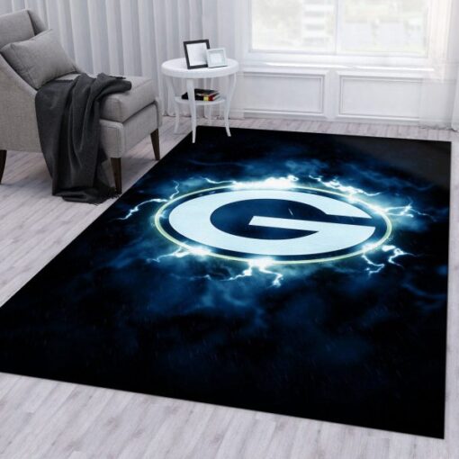 Green Bay Packers Nfl Area Rug Bedroom Rug Home Us Decor - Custom Size And Printing