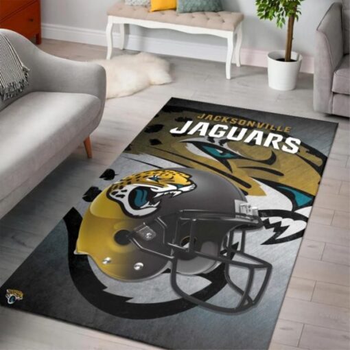 Jacksonville Jaguars Nfl Home Decor Area Rug Rug - For Living Room Rug Home Decor - Custom Size And Printing