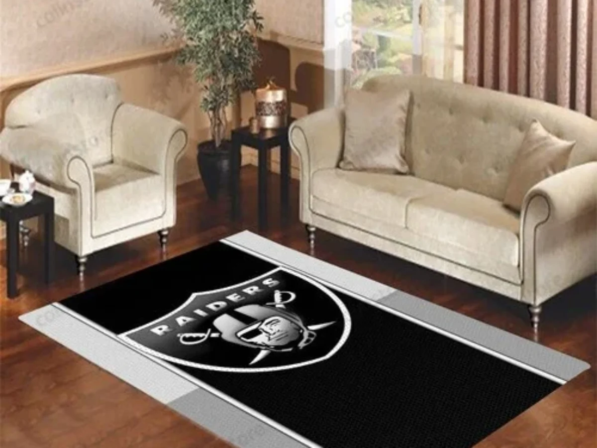 Fan Mats Oakland Raiders Rug, 4' x 6'