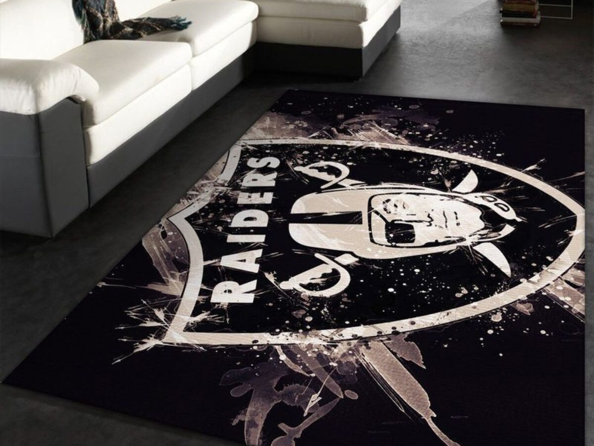 Las Vegas Raiders NFL Area Rug Bedroom Rug Christmas Gift US Decor - Peto  Rugs