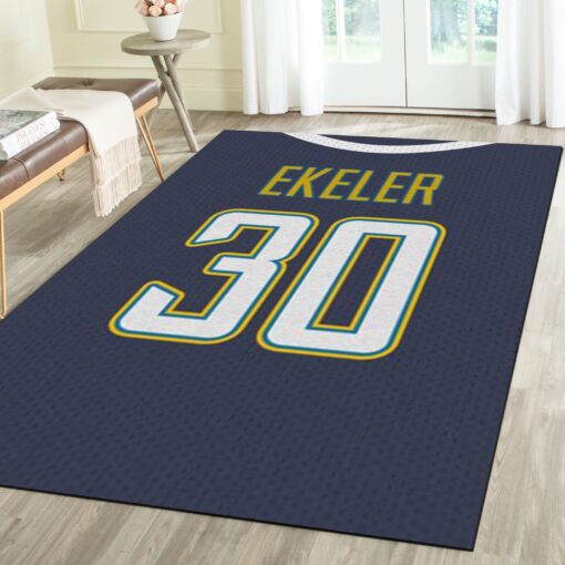 Los Angeles Chargers Rug - Football Team Living Room Bedroom Carpet - Custom Size And Printing