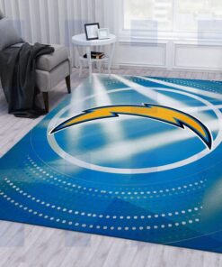 Los Angeles Chargers NFL Area Rug Living Room Rug Family Gift US Decor