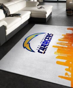 Los Angeles Chargers NFL Area Rug Living Room Rug Floor Decor Home