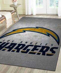 Los Angeles Chargers Rug, Football Team Living Room Carpet