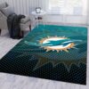Miami Dolphins 8 NFL Area Rug For Christmas Living Room Rug Home Decor Floor Decor