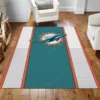 Miami Dolphins 11 Nfl Noel Gift Rectangle Area Rugs Carpet For Living Room, Bedroom, Kitchen Rugs