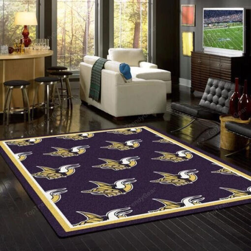 Minnesota Vikings Deandanecerse - Rectangle Area Rug - Carpet For Living Room, Bedroom, Kitchen Rug - Custom Size And Printing