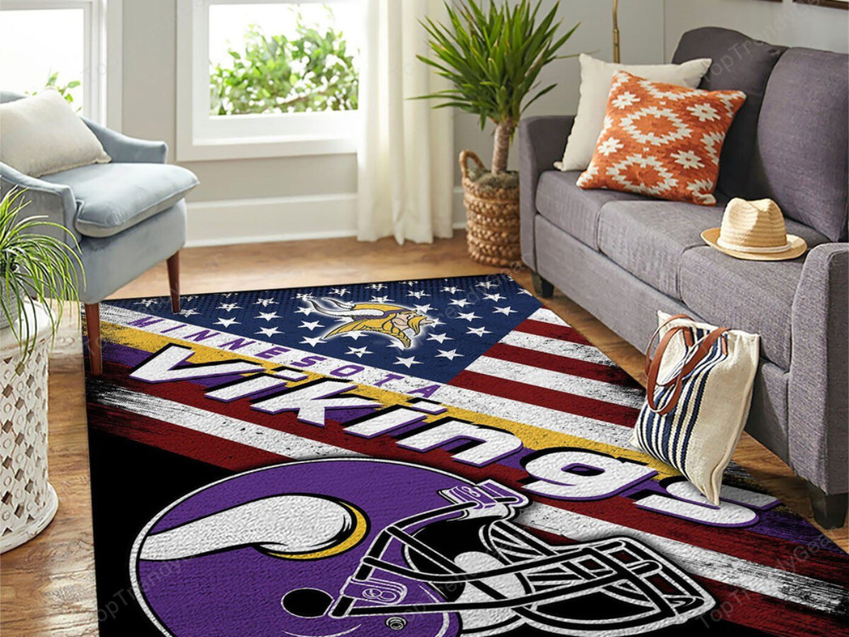 Minnesota Vikings Nfl Team Logo American Style Nice Gift Rectangle