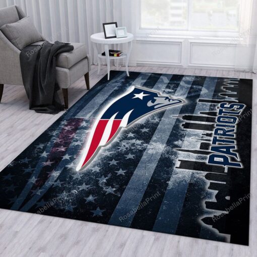 New England Patriots Nfl For Christmas Rug Us Gift Decor Area Rugs New England Jute Door Mat Cool Camping Rugs