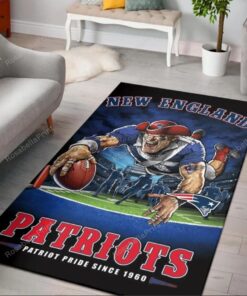 New England Patriots Patriot Pride Since 1960 Nfl Rug Area Rugs New England 3 Foot Wide Runner Rugs