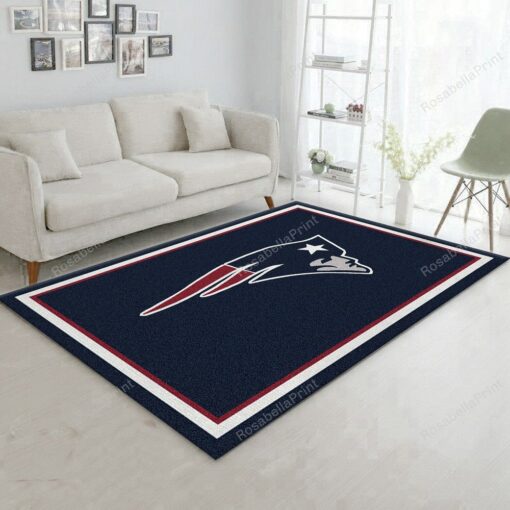 Nfl Spirit New England Patriots Rug Us Gift Decor Area Rug Nfl Spirit Non Slip Bathroom Rug - Custom Size And Printing