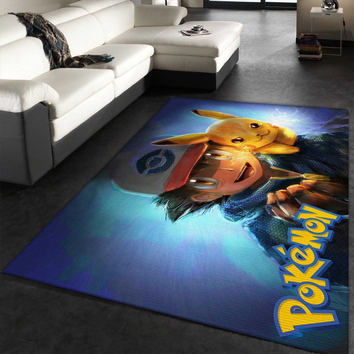 PIKACHU CUTE POKEMON RUG – CUSTOM SIZE AND PRINTING