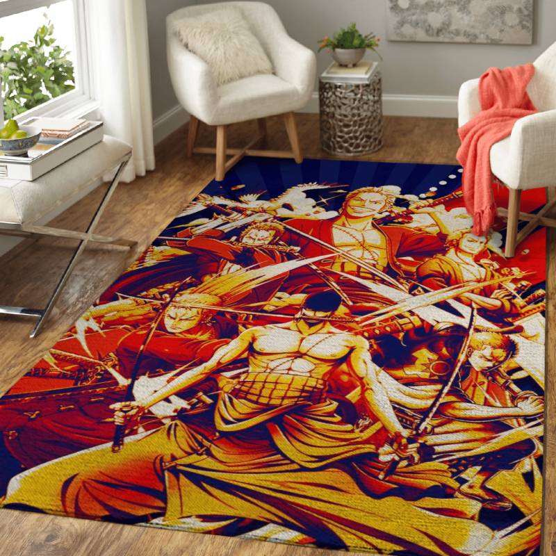 One Piece Roronoa Zoro area rug