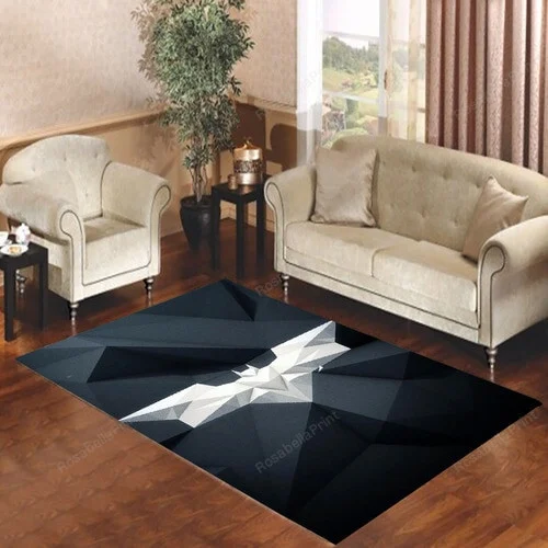 BATMAN LOGO 2 AREA RUGS FOR LIVING ROOM – CUSTOM SIZE AND PRINTING
