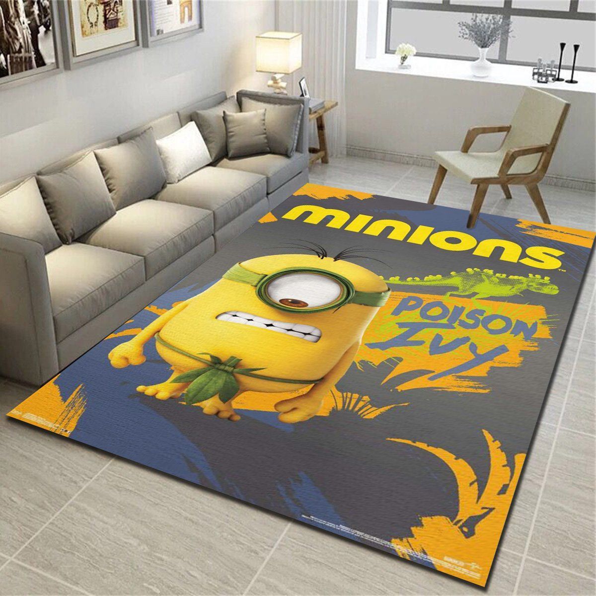 ILLUMINATION MINIONS POISON IVY RUGS, LIVING ROOM CARPET – CUSTOM SIZE AND PRINTING